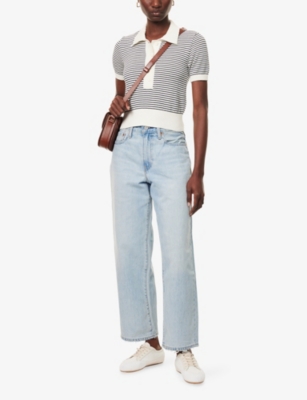 Levi's Womens Bags To Riches 578 Baggy Mid-rise Denim Jeans In Brown