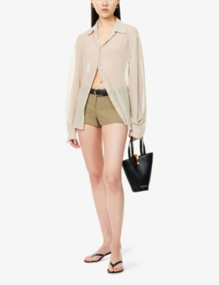 THE FRANKIE SHOP: Roma Hot Pants Woven Shorts