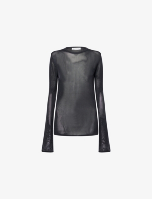 THE FRANKIE SHOP: Kazel Long-Sleeved Knitted Top