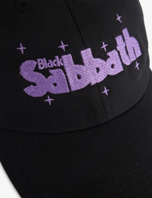 BLACK SABBATH: Logo-Embroidered Cotton Baseball Cap