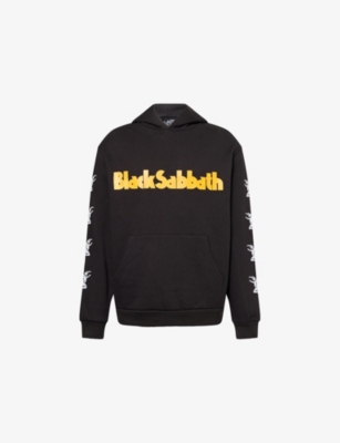 BLACK SABBATH: Graphic-Print Relaxed-Fit Cotton-Jersey Hoody