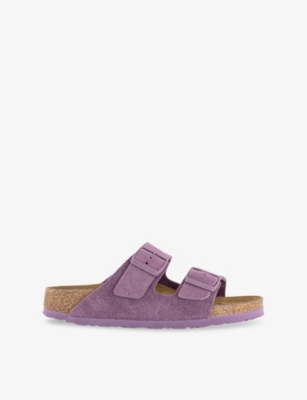 BIRKENSTOCK: Arizona Two-Strap Suede Sandals