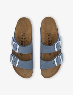 BIRKENSTOCK: Arizona Two-Strap Suede Sandals