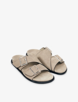 ALOHAS: Alba Suede Flat Sandals