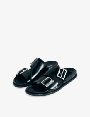 ALOHAS: Alba Flat Leather Sandals