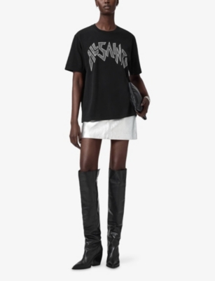 ALLSAINTS: Zinc Logo-Print Cotton T-Shirt