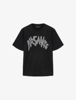 ALLSAINTS: Zinc Logo-Print Cotton T-Shirt