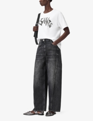 ALLSAINTS: Zinc Logo-Print Cotton T-Shirt