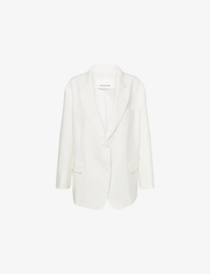 THE FRANKIE SHOP: Bea Single-Breasted Stretch-Woven Blazer