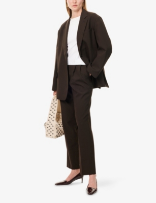 THE FRANKIE SHOP: Bea Straight-Leg Stretch-Woven Suit Trousers