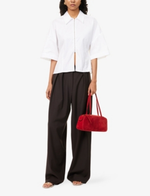 THE FRANKIE SHOP: Ripley Pleated Woven Trousers