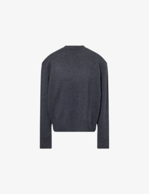 THE FRANKIE SHOP: Rafaela Padded Merino Wool and Cashmere-Blend Jumper