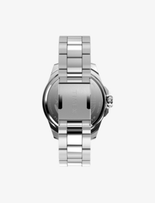 Timex Mens Green Tw2w13900 Essex Avenue Stainless-steel Quartz Analog Watch In Green