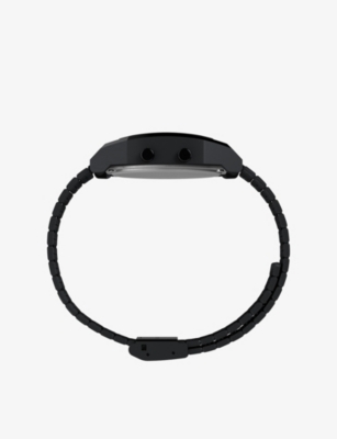 Timex Mens Black Tw2w91600 T80 Stainless-steel Digital Watch In Black