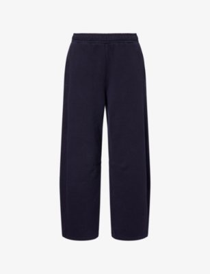 Citizen Of Humanity Womens Navy Miro Relaxed-fit Cotton-jersey Jogging Bottoms In Blue