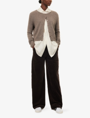 Citizen Of Humanity Aurora Pulla Cotton Corduroy Wide-leg Pants In Brown