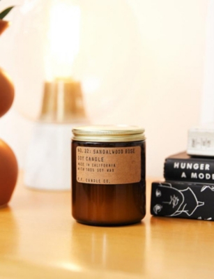 P.F CANDLE CO: Sandalwood Rose Scented Candle 673g