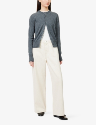 EXTREME CASHMERE: N300 Little II Button-Down Cashmere Knitted Cardigan