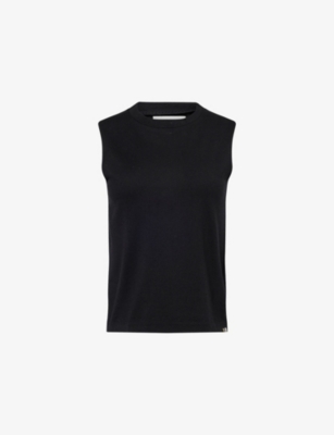EXTREME CASHMERE: N421 Player Sleeveless Cotton-Cashmere Blend Tank Top