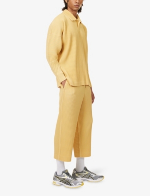 Issey Miyake Yellow Monthly Color June Trousers In Neutral