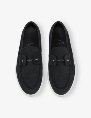 CHRISTIAN LOUBOUTIN: Chambeliboat Leather Boat Shoes