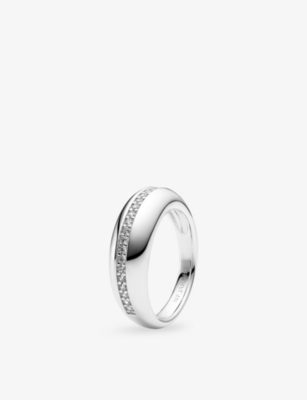 SIF JAKOBS: Palermo Sterling-Silver And Cubic Zirconia Ring