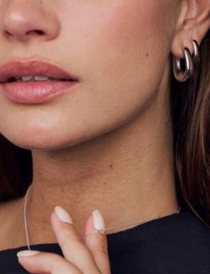 SIF JAKOBS: Borsa Pianura Piccolo Sterling Silver Hoop Earrings