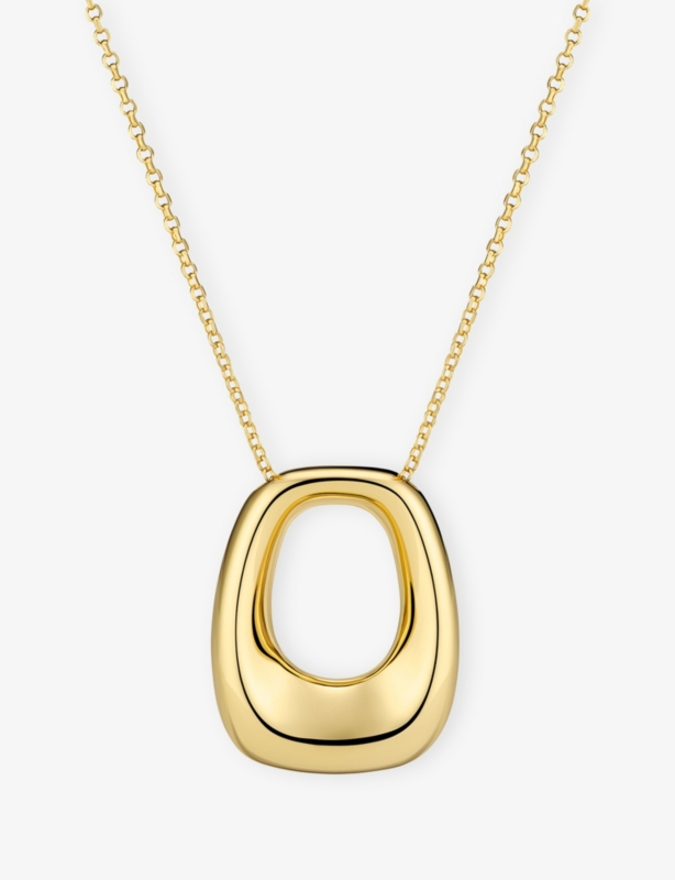 Borsa Pianura Grande 18ct Yellow-Gold Plated Sterling Silver Necklace