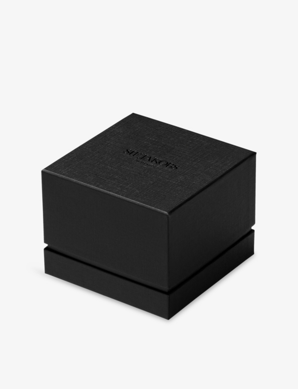 Luciana Gold-Plated Stainless Steel and Cubic Zirconia Quartz Watch