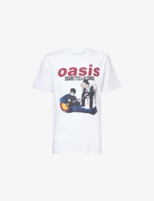 OASIS: Cigarettes And Alcohol Short-Sleeve Cotton T-Shirt
