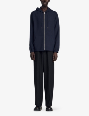 SANDRO: Zip Tech-Knit Jersey Hoody