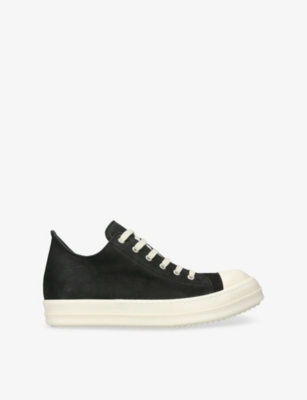 RICK OWENS: Classic Suede Low-Top Trainers