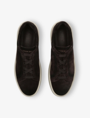 OFFICINE CREATIVE: Slouch Suede Low-Top Trainers