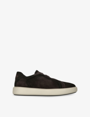OFFICINE CREATIVE: Slouch Suede Low-Top Trainers