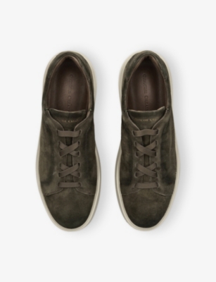 OFFICINE CREATIVE: Slouch Suede Low-Top Trainers
