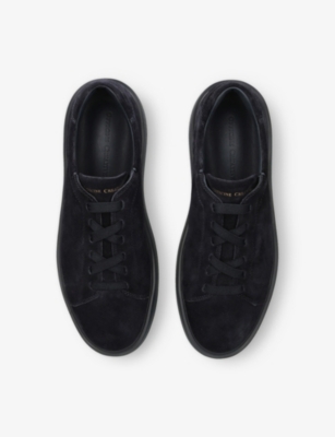 OFFICINE CREATIVE: Slouch Suede Low-Top Trainers