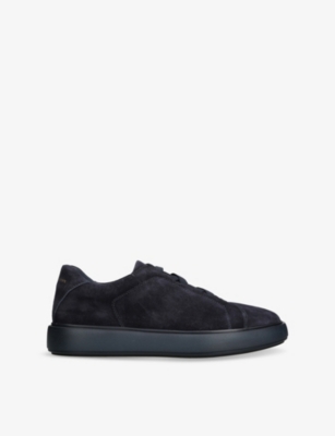 OFFICINE CREATIVE: Slouch Suede Low-Top Trainers