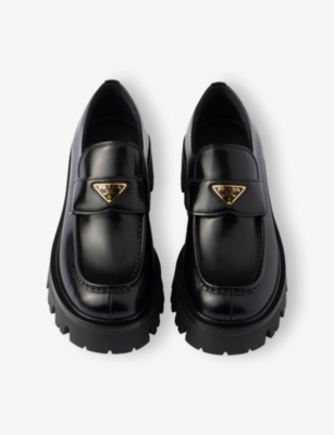 Prada Modern Loafers With Chunky Sole Design In Multi