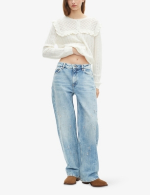 THE KOOPLES: Ruffle-Trim Regular-Fit Wool Cardigan