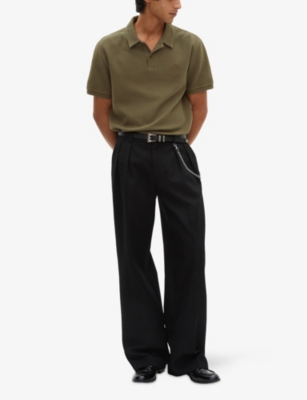 THE KOOPLES: Logo-Embroidered Short-Sleeve Cotton Polo