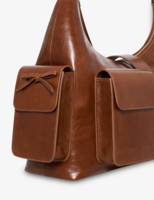 THE KOOPLES: Amelia Leather Shoulder Bag