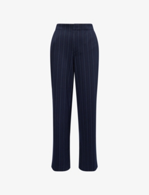 RAG & BONE: Irina Ponte Straight-Leg Stretch-Woven Trousers