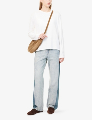 Rag & Bone Womens Ykspl The Shea Straight-leg Denim Jeans In Blue