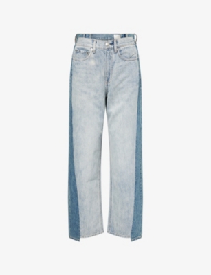 Rag & Bone Womens Ykspl The Shea Straight-leg Denim Jeans