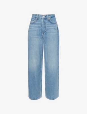 Rag & Bone Womens Ithca The Shea Straight-leg Denim Jeans