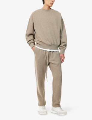 FEAR OF GOD ESSENTIALS: Vintage Logo-Embellished Cotton-Blend Jogging Bottoms