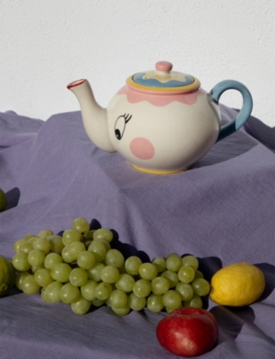 Laetitia Rouget Disney X  Mrs Potts Stoneware Teapot In Multi