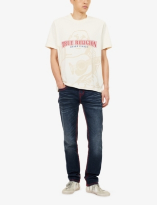 TRUE RELIGION: Graphic-Print Cotton T-Shirt