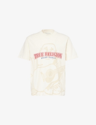 TRUE RELIGION: Graphic-Print Cotton T-Shirt