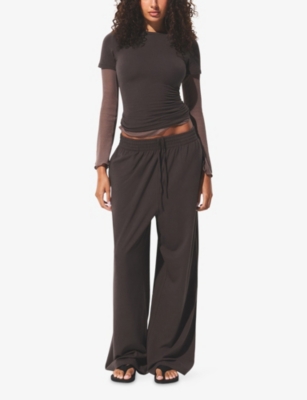 SKIMS: Round-Neck Slim-Fit Stretch-Cotton Jersey T-Shirt